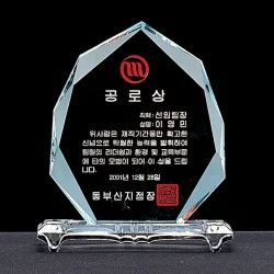 크리스탈상패 WC12078