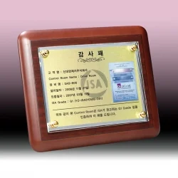 원목무늬크리스탈상패 KF73731
