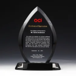 크리스탈상패  DC20004